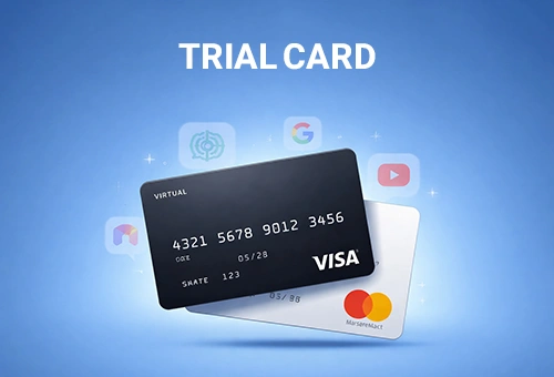 کارت ویزا و مسترکارت ترایال | فعال‌سازی اشتراک سرویس‌های بین‌المللی