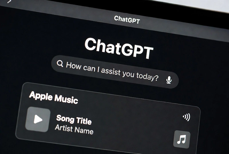 Apple Music به‌عنوان یک App قابل دسترسی در اکوسیستم ChatGPT فعال شد!